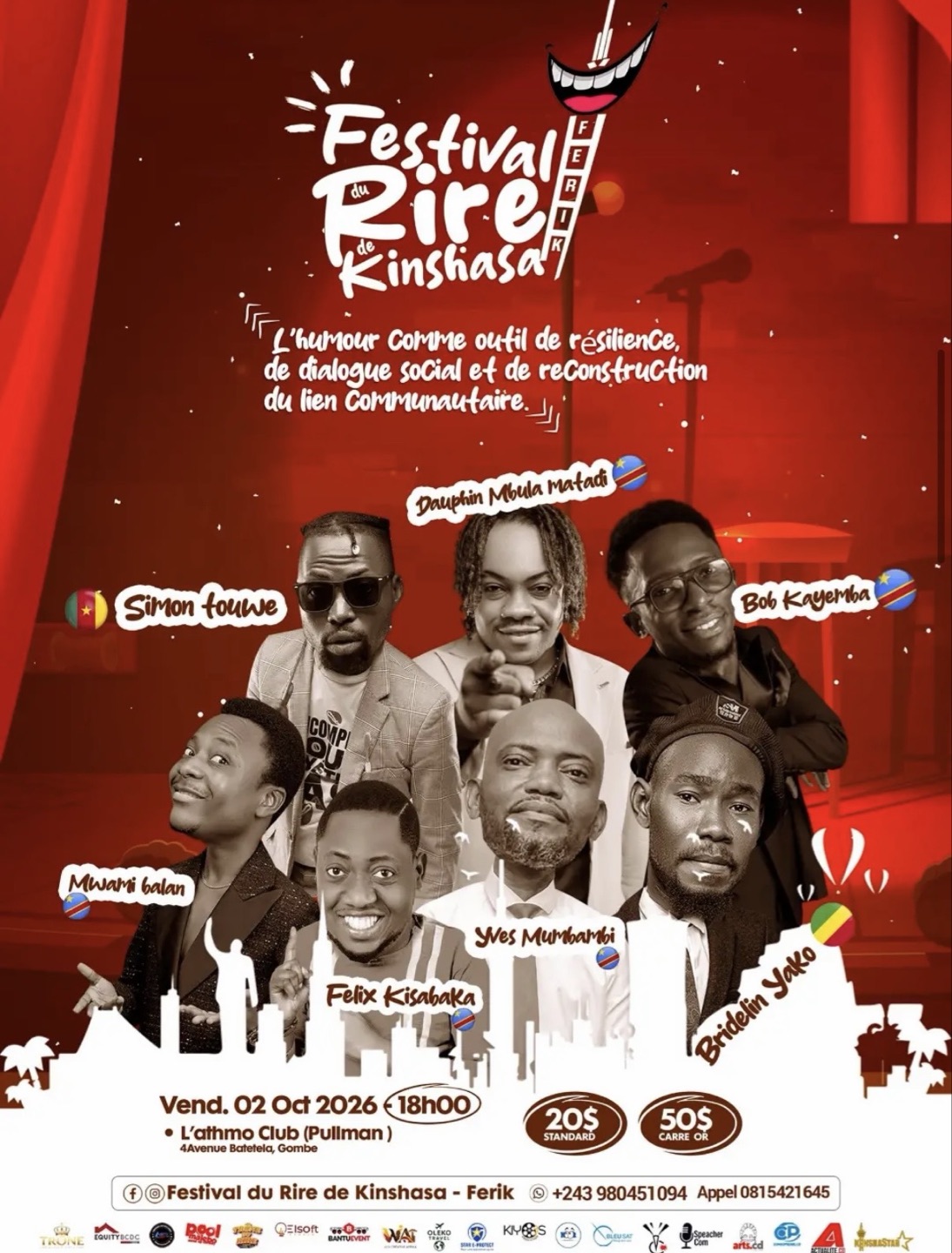 Festival du Rire de Kinshasa – FERIK 2026